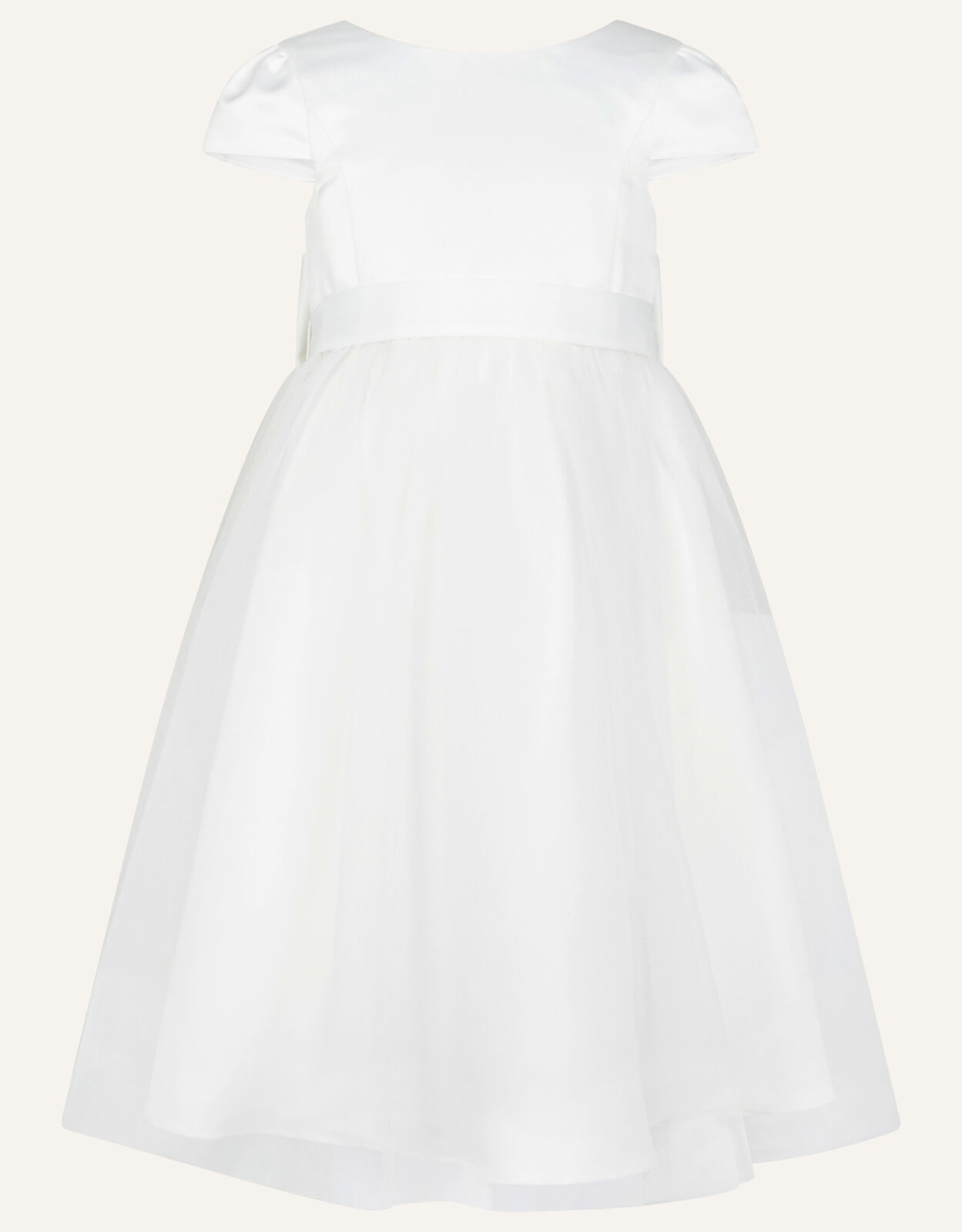 Tulle Bridesmaid Dress Ivory | Girls ...